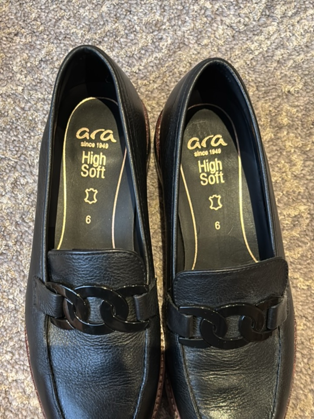 Ara Kyle 2.0 Leather Loafer - Black - Picture 3 of 7